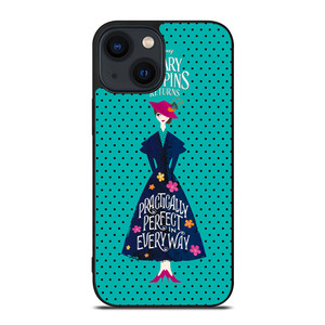 MARY POPPINS CLIPART iPhone 14 Plus Case Cover
