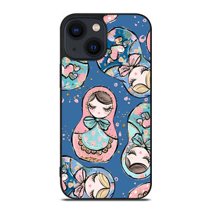 MATRYOSHKA NESTING DOLLS RUSSIAN ART iPhone 14 Plus Case Cover