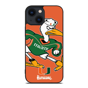 MIAMI HURRICANES UM 2 iPhone 14 Plus Case Cover MIAMI HURRICANES UM 2 iPhone 14 Plus Case Cover