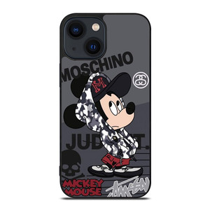MICKEY MOUSE MOSCHINO iPhone 14 Plus Case Cover