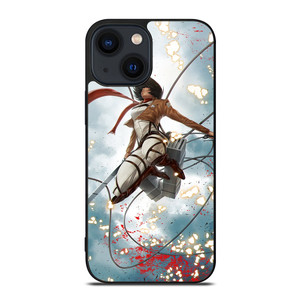 MIKASA ACKERMAN ATTACK ON TITAN iPhone 14 Plus Case Cover MIKASA ACKERMAN ATTACK ON TITAN iPhone 14 Plus Case Cover
