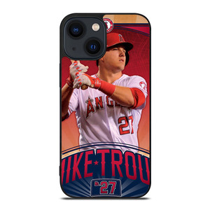 MIKE TROUT LOS ANGELES ANGELS 27 iPhone 14 Plus Case Cover MIKE TROUT LOS ANGELES ANGELS 27 iPhone 14 Plus Case Cover