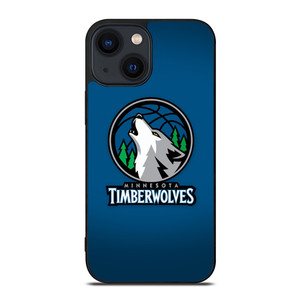 MINNESOTA TIMBERWOLVES LOGO BASKETBALL iPhone 14 Plus Case Cover