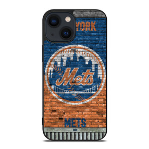 NEW YORK METS BRICK WALL iPhone 14 Plus Case Cover NEW YORK METS BRICK WALL iPhone 14 Plus Case Cover