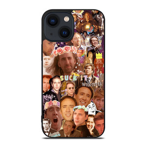 NICOLAS CAGE COLLAGE 2 iPhone 14 Plus Case Cover