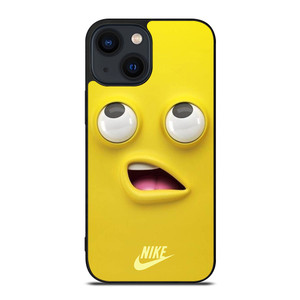 NIKE YELLOW SMILE EMOTICON iPhone 14 Plus Case Cover