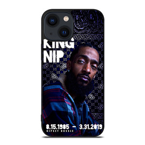 NIPSEY HUSSLE KING NIP iPhone 14 Plus Case Cover