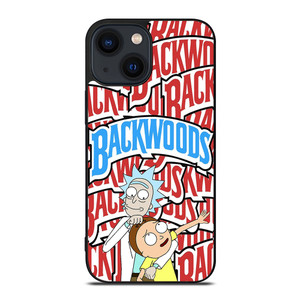 ONLY BACKWOODS RICK AND MORTY iPhone 14 Plus Case Cover