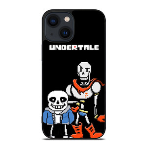 PAPYRUS AND SANS UNDERTALE 8BIT iPhone 14 Plus Case Cover