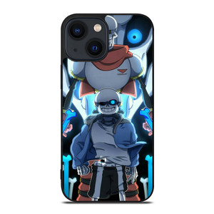 PAPYRUS AND SANS UNDERTALE SKULL iPhone 14 Plus Case Cover
