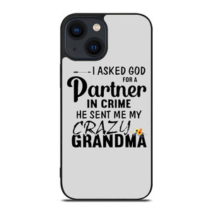 PARTNER IN CRIME GRANDMA 1 iPhone 14 Plus Case Cover