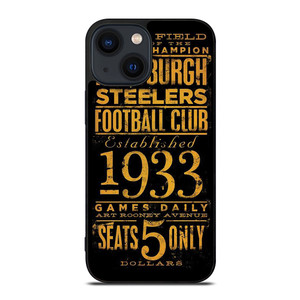 PITTSBURGH STEELERS 1933 FANS iPhone 14 Plus Case Cover PITTSBURGH STEELERS 1933 FANS iPhone 14 Plus Case Cover