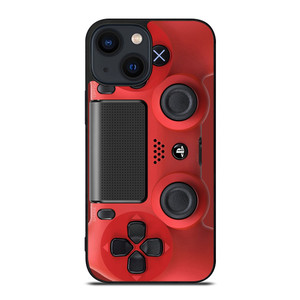 PS4 CONTROLLER PLAYSTATION RED iPhone 14 Plus Case Cover