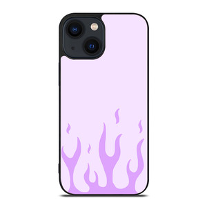 PURPLE FLAME iPhone 14 Plus Case Cover