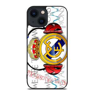 REAL MADRID CHAMPIONS iPhone 14 Plus Case Cover REAL MADRID CHAMPIONS iPhone 14 Plus Case Cover