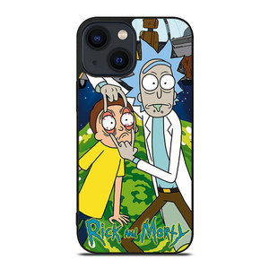 RICK AND MORTY UFO CAR iPhone 14 Plus Case Cover RICK AND MORTY UFO CAR iPhone 14 Plus Case Cover
