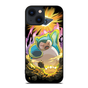SNORLAX POKEMON ART iPhone 14 Plus Case Cover