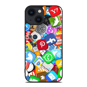 SOCIAL MEDIA LOGO iPhone 14 Plus Case Cover