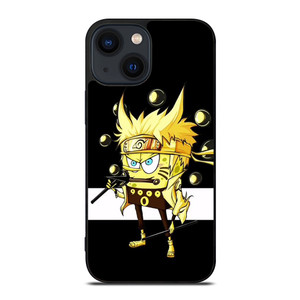 SPONGEBOB NARUTO KONOHA iPhone 14 Plus Case Cover