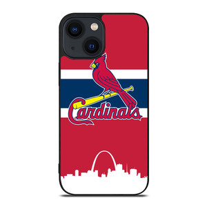 ST LOUIS CARDINALS STRIPE iPhone 14 Plus Case Cover