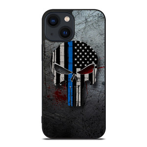 THIN BLUE LINE PUNISHER iPhone 14 Plus Case Cover