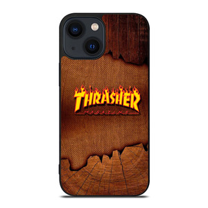 THRASER MAGAZINE WOODEN iPhone 14 Plus Case Cover THRASER MAGAZINE WOODEN iPhone 14 Plus Case Cover