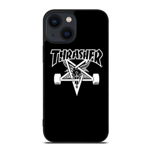 THRASER SKATEBOARD BLACK iPhone 14 Plus Case Cover