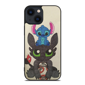 TOOTHLESS AND STITCH iPhone 14 Plus Case Cover