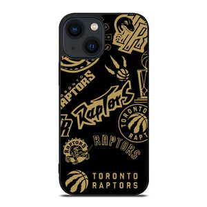 TORONTO RAPTORS LOGO COLLAGE iPhone 14 Plus Case Cover