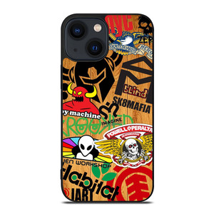 TOY MACHINE STICKER SKATEBOARD iPhone 14 Plus Case Cover