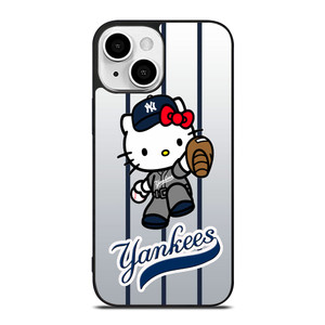 NEW YORK YANKEES HELLO KITTY 3 iPhone 13 Mini Case Cover