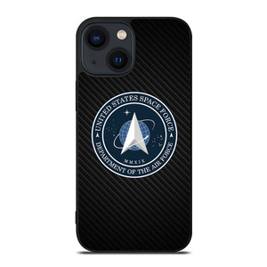 UNITED STATES SPACE CORPS USSC CARBON LOGO iPhone 14 Plus Case Cover