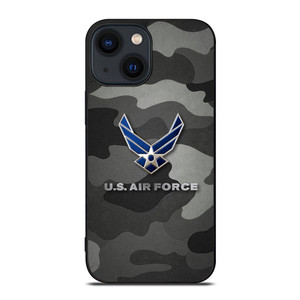 US AIR FORCE CAMO LOGO  iPhone 14 Plus Case Cover