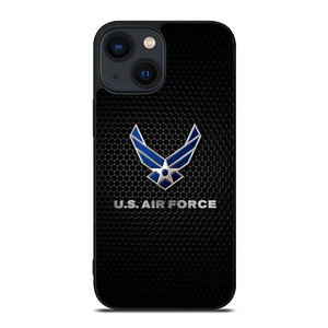 US AIR FORCE METAL LOGO iPhone 14 Plus Case Cover US AIR FORCE METAL LOGO iPhone 14 Plus Case Cover