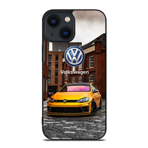 VW VOLKSWAGEN GTI CAR YEELOW iPhone 14 Plus Case Cover