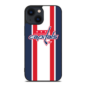 WASHINGTON CAPITALS STRIPE iPhone 14 Plus Case Cover
