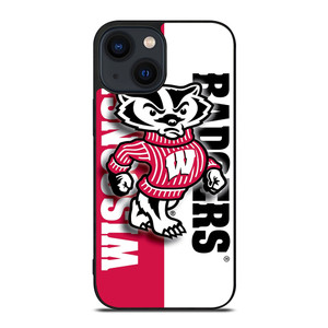 WISCONSIN BADGERS LOGO NEW iPhone 14 Plus Case Cover WISCONSIN BADGERS LOGO NEW iPhone 14 Plus Case Cover