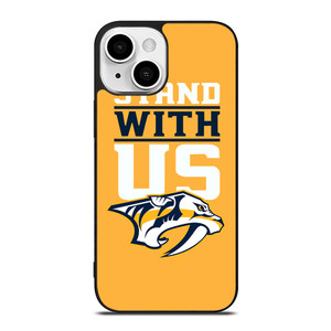 NASHVILLE PREDATORS STAND WITH US iPhone 13 Mini Case Cover NASHVILLE PREDATORS STAND WITH US iPhone 13 Mini Case Cover