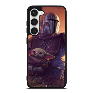 BABY YODA AND THE MANDALORIAN 1 Samsung Galaxy S23 Case Cover