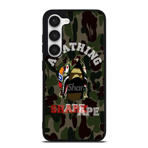 BAPE SHARK CAMO Samsung Galaxy S23 Case Cover BAPE SHARK CAMO Samsung Galaxy S23 Case Cover