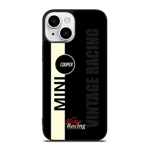 MINI COOPER VINTAGE RACING iPhone 13 Mini Case Cover MINI COOPER VINTAGE RACING iPhone 13 Mini Case Cover