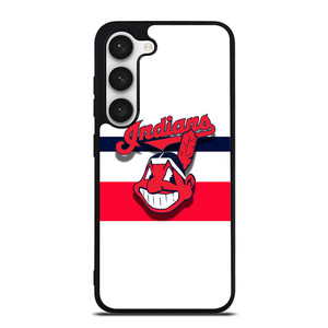 CLEVELAND INDIANS STRIPE LOGO Samsung Galaxy S23 Case Cover CLEVELAND INDIANS STRIPE LOGO Samsung Galaxy S23 Case Cover