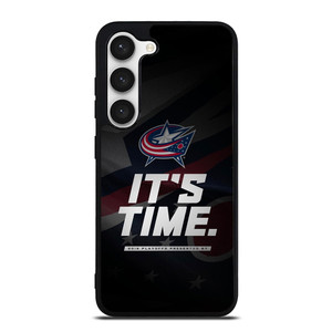COLUMBUS BLUE JACKETS ITS TIME Samsung Galaxy S23 Case Cover COLUMBUS BLUE JACKETS ITS TIME Samsung Galaxy S23 Case Cover