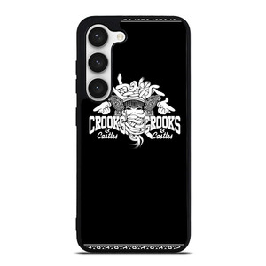 CROOKS AND CASTLES LOGO Samsung Galaxy S23 Case Cover