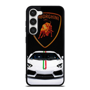 LAMBORGHINI WHITE CAR Samsung Galaxy S23 Case Cover