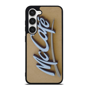 MCCAFE EMBLEM Samsung Galaxy S23 Case Cover MCCAFE EMBLEM Samsung Galaxy S23 Case Cover