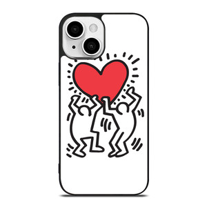 KEITH HARING LOVE 2 iPhone 13 Mini Case Cover KEITH HARING LOVE 2 iPhone 13 Mini Case Cover