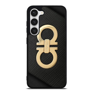 SALVATORE FERRAGAMO GOLD LOGO Samsung Galaxy S23 Case Cover
