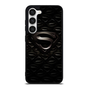 SUPERMAN BLACK LOGO Samsung Galaxy S23 Case Cover