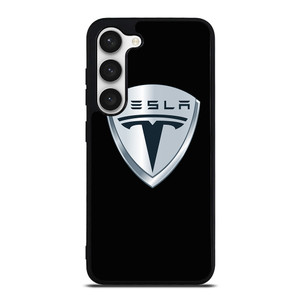 TESLA BLACK LOGO Samsung Galaxy S23 Case Cover